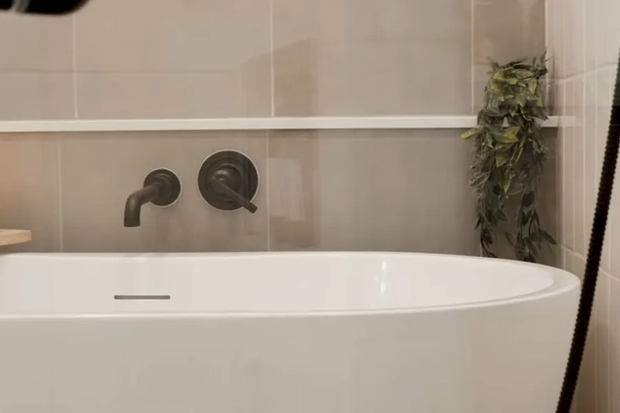 Modern bathtub and wall-mounted fixtures for shower & bathtub installation in Fountain Hills