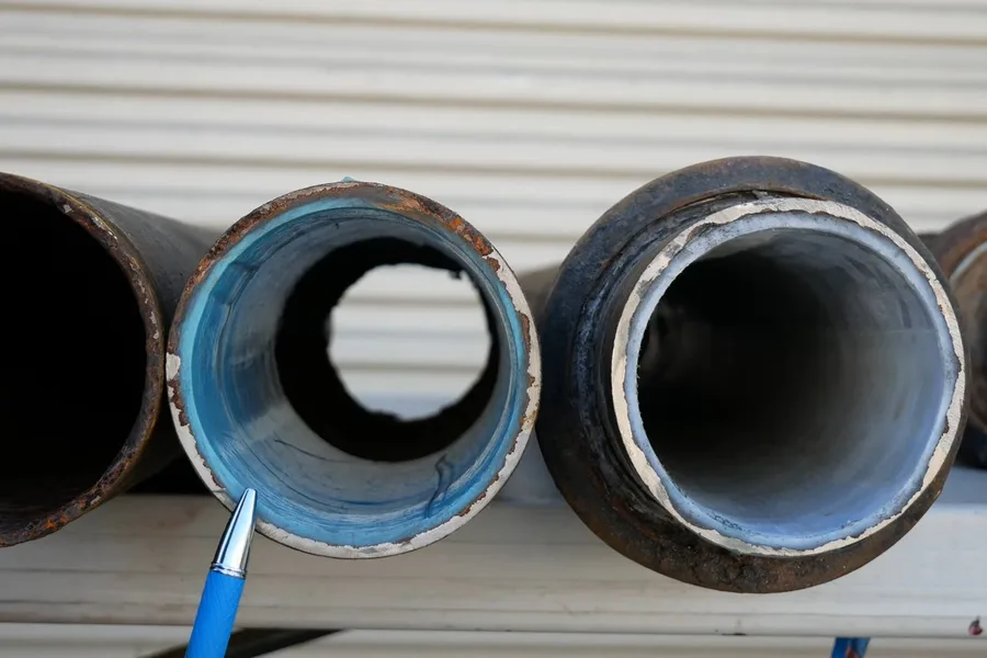 Open pipe ends used for sewer repair comparison for the Fountain Hills and nearby service area