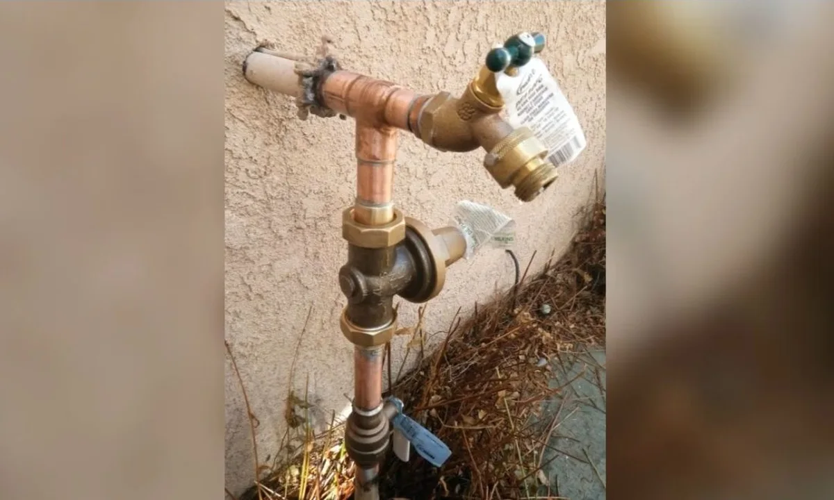 Plumbing repair detail illustrating a snowbird's pre-departure plumbing checklist for your fountain hills home