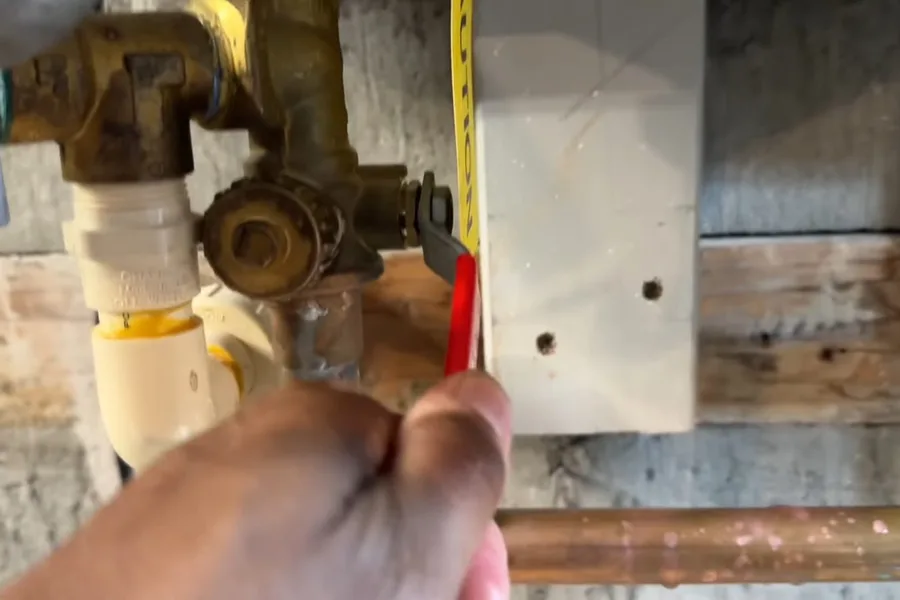 Tankless water heater flush hoses and descaling pump illustrating tankless water heaters in fountain hills