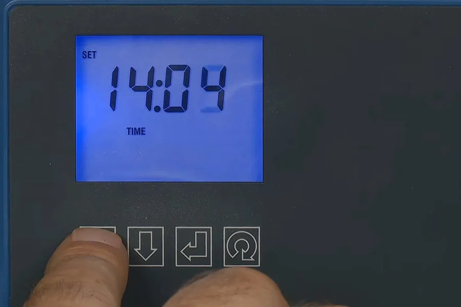 Water softener digital hardness display for water softener installation & repair in Fountain Hills